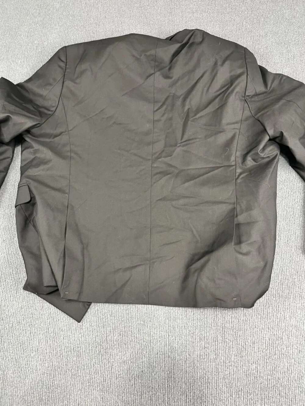 Mogu Mens Black Double-Breasted Blazer 42 NWT